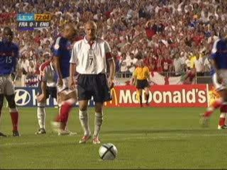 Sur le pénalty de Beckham
