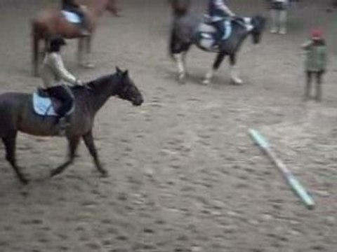 Cours de saut au CHV avec Serge