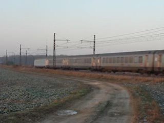 BB 9200 au lever de soleil