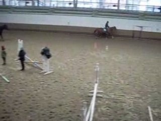 Cours de saut au CHV avec Serge
