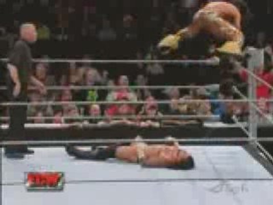 John Morrison-Split Legged Corkscrew Moonsault