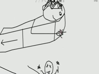 Line Rider : Petit parcours => OGRE !