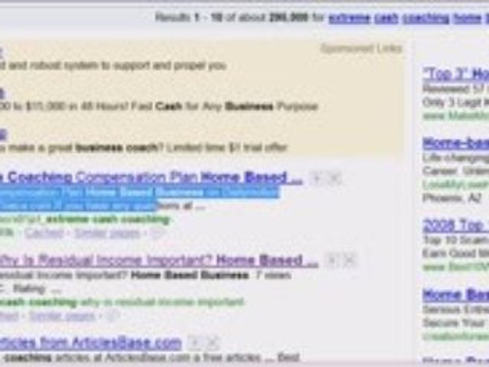 Extreme Cash Coaching Another #1 #2 On Google 4 FREE