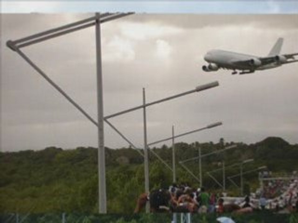 Vol d’essai. Airbus A380 Guadeloupe Aéroport Maryse Condé