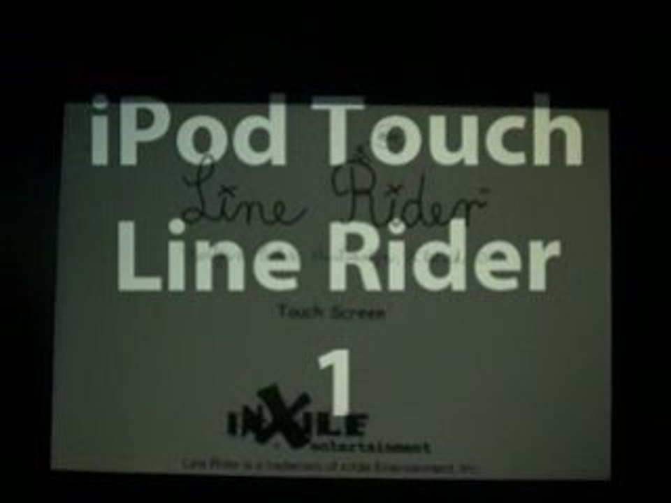 Line Rider iPod Touch 1