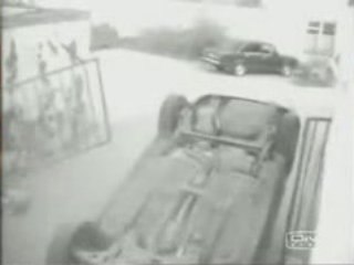 FUNNY video CAR ACCIDENT! Amazing turn-over crash!