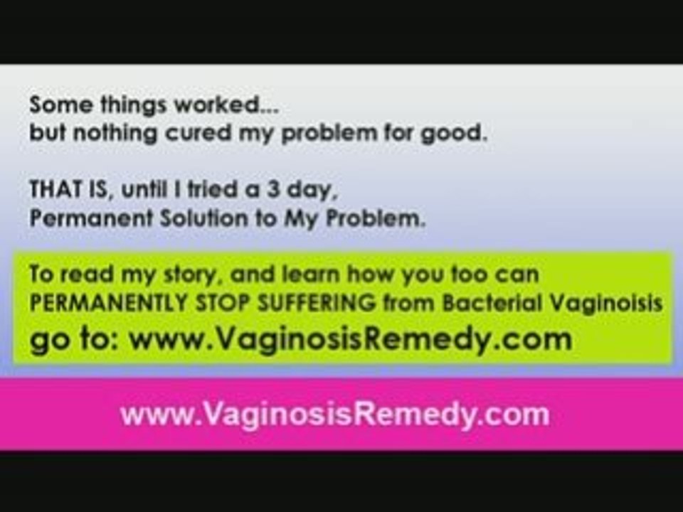 Bacterial Vaginosis Remedies