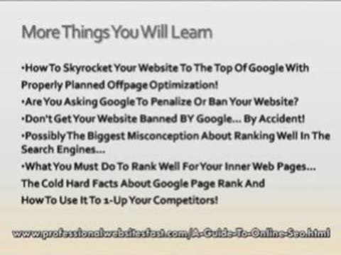 Search Engine Optimization and Positioning FREE Guide