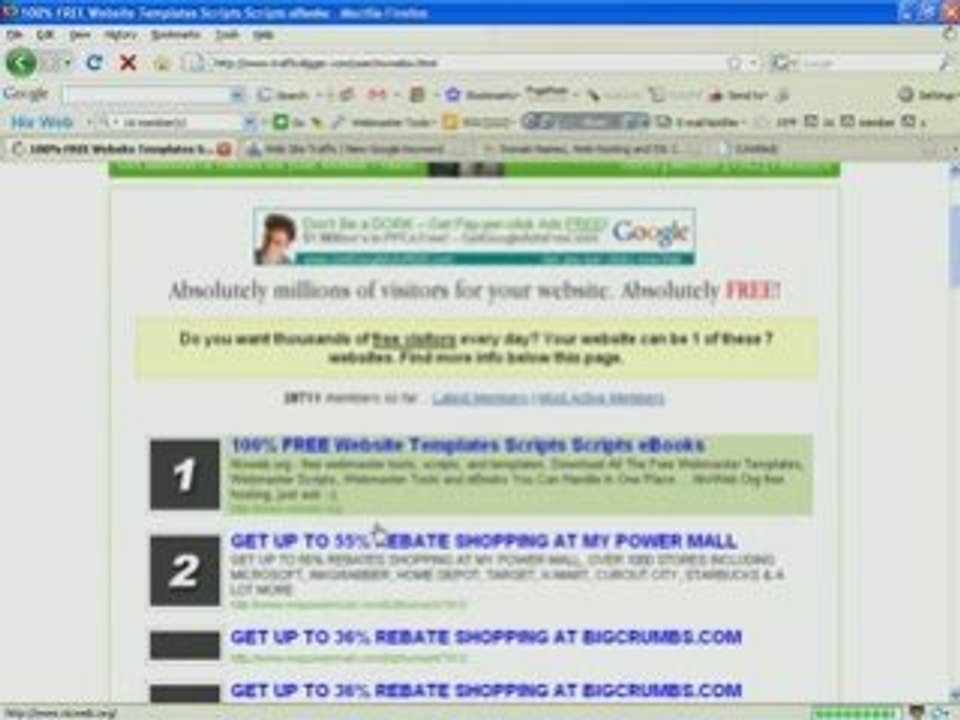 Unlimited Free Website Traffic Using Traffic Digger