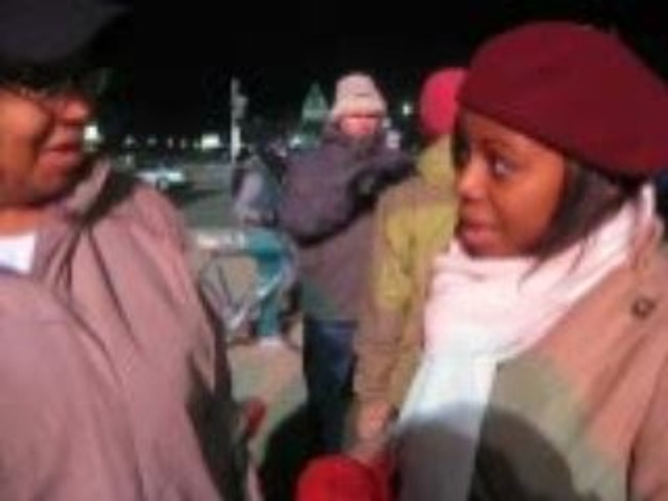 Rencontre avec une americaine et son fils pres du Capitol