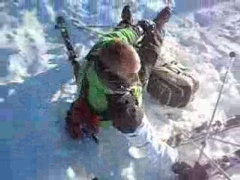 Aterrissage délicat pour Maro en ski 1 - Les Arcs 2009