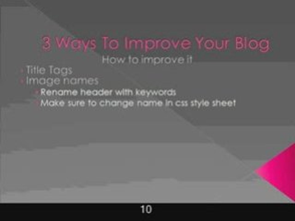 3 Ways To Improve Your Blog