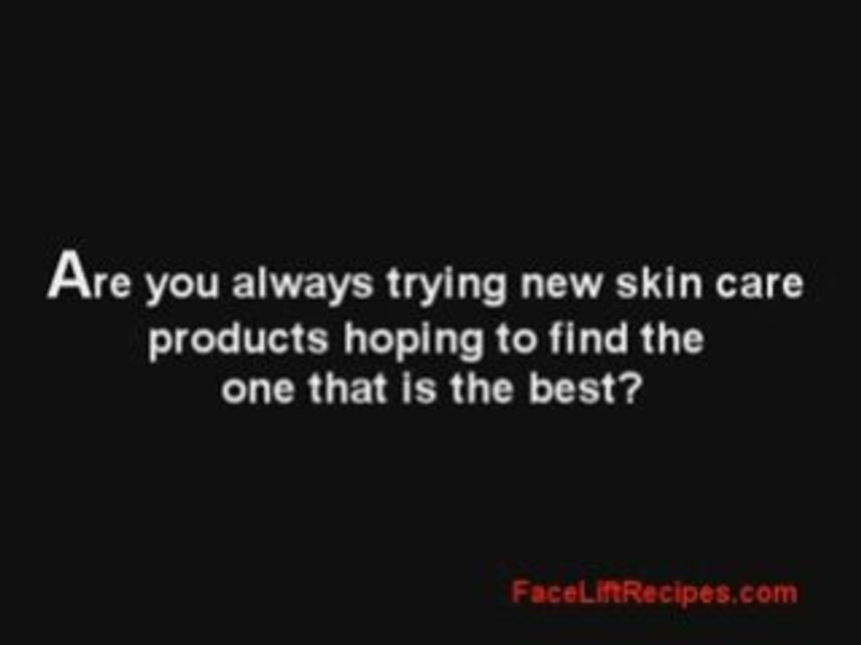 anti aging skin care products