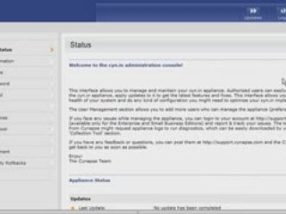 How to: Setup the cyn.in community appliance