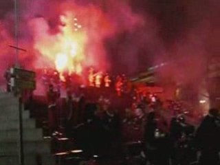 Balade de noël a moto sur paris 2008 P1