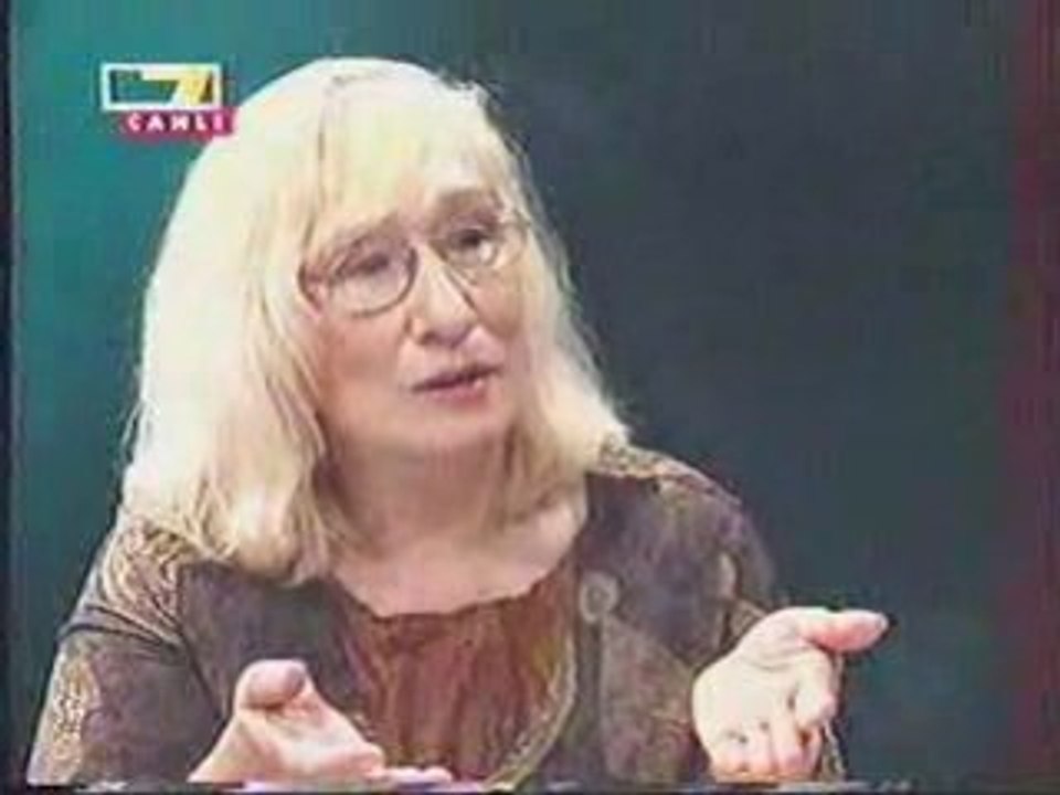Alev Alatlı 1999 senesinde Kanal7'de. bölüm 13