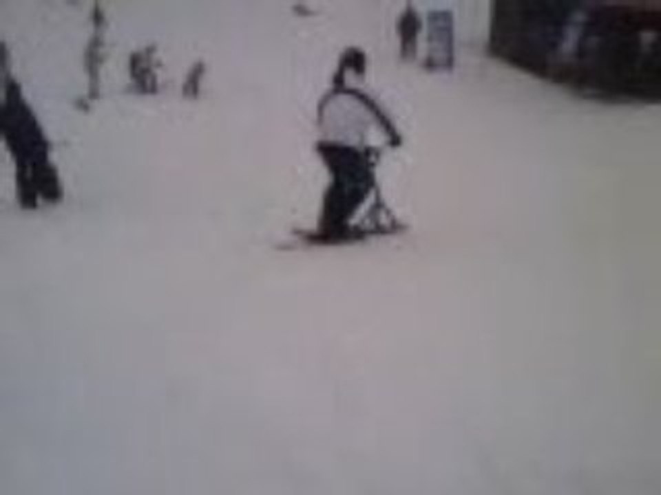 Bebert en snow scoot 2
