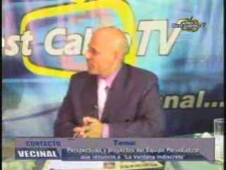 Entrevista a Jerónimo Centurión Aguirre en Contacto Vecinal de Canal 3 Lima Norte