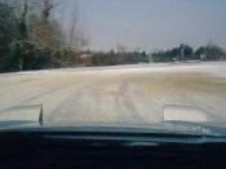 drift en Honda sur neige