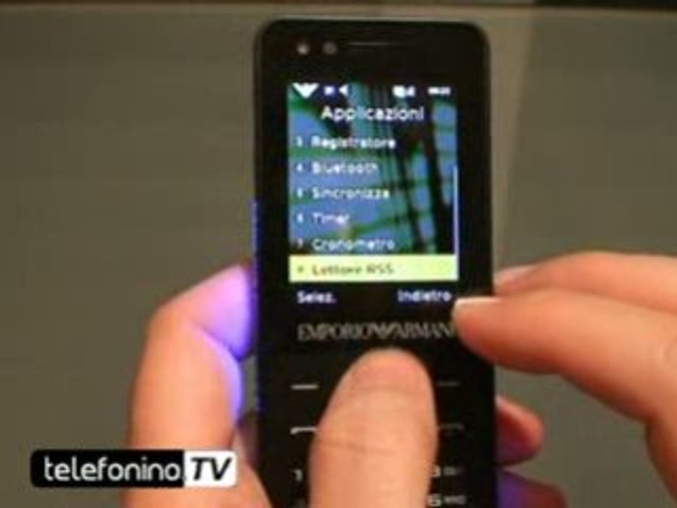 Samsung Emporio Armani videoreview da telefonino.net