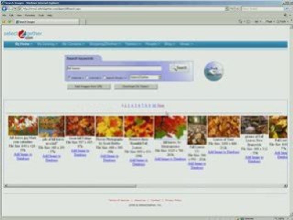 Making a selection on select2gethercom