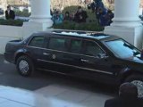 President Bush leaves the White House for the final time