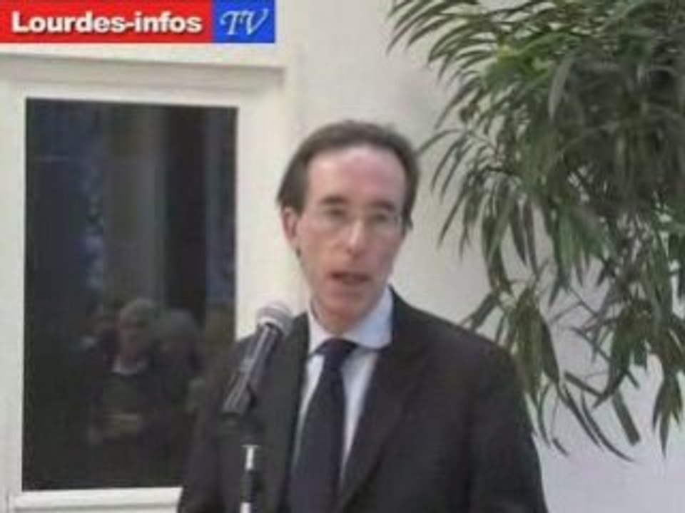 Voeux du Maire de Lourdes Jean Pierre Artiganave