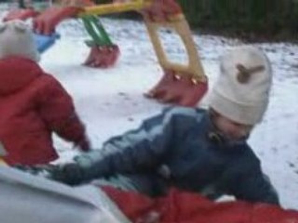 Luge à Fontenay , Janvier 2009