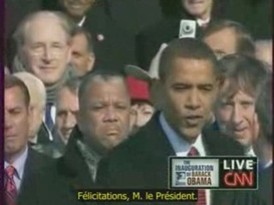 INVESTITURE OBAMA – 18 h, Barack Obama prête se...