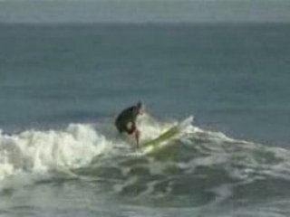 Surfeur parmi les requins