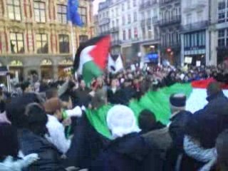 Manifestion pour la palestine à lille