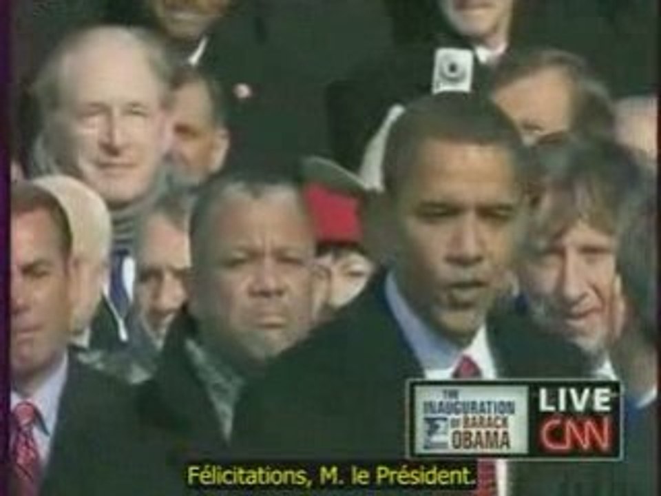 INVESTITURE OBAMA Vostfr 20 Janvier 2009