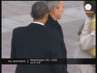 Départ des Bush de la Maison-Blanche