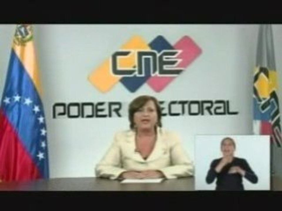 Tibisay Lucena CNE 20