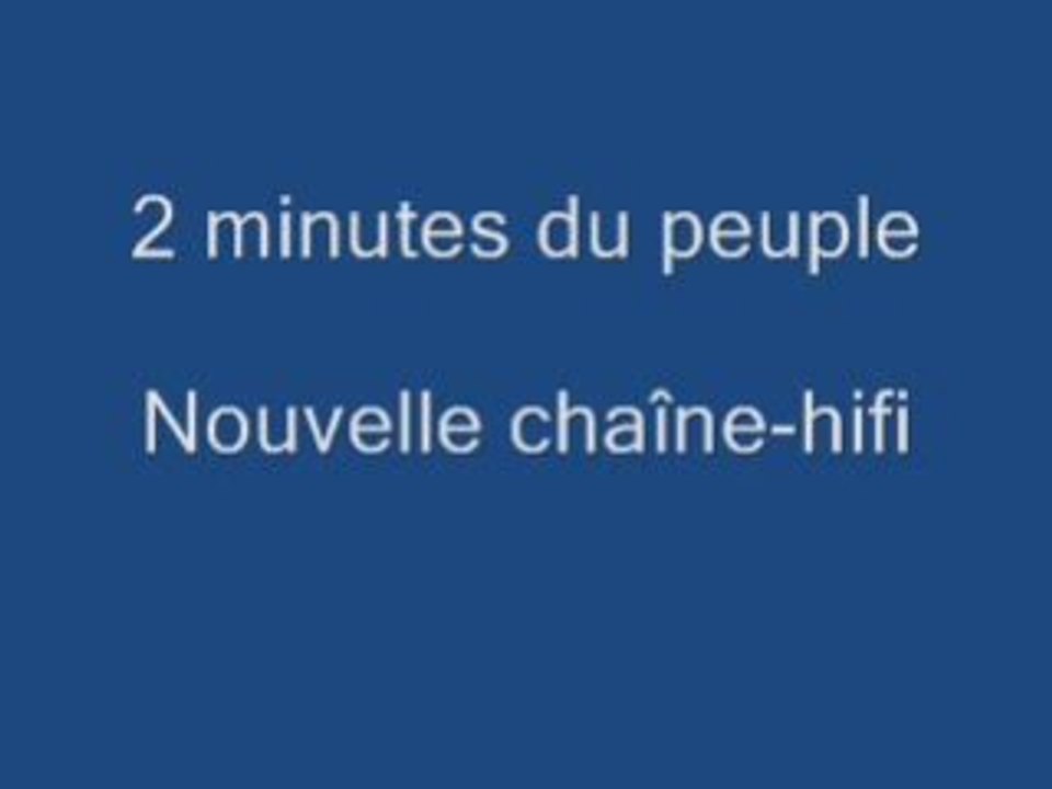 Nouvelle chaîne-hifi