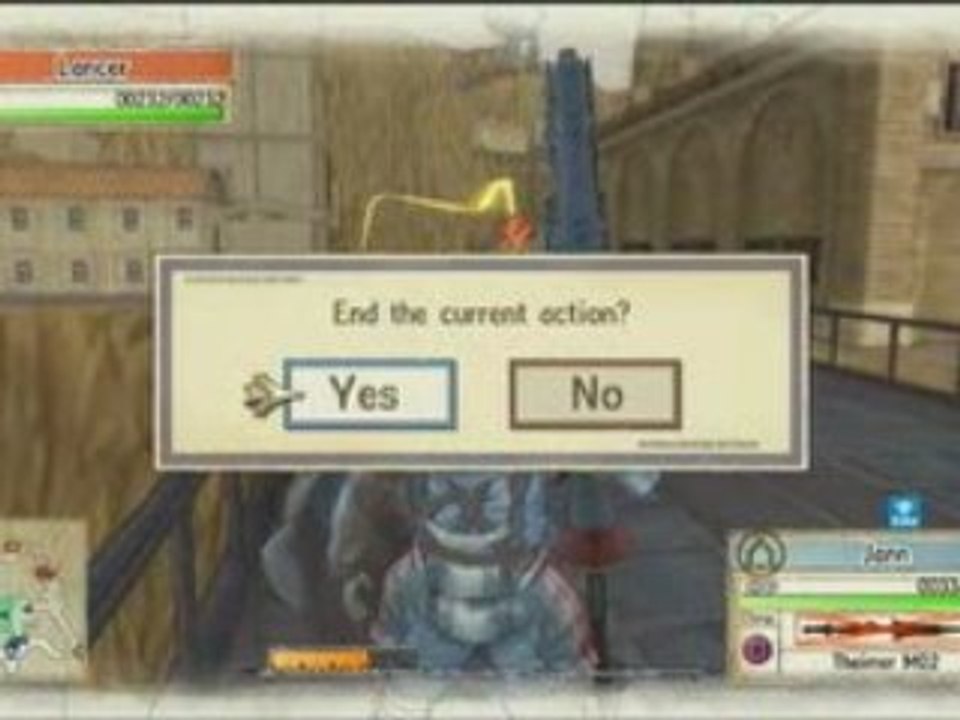 Valkyria Chronicles battle gameplay