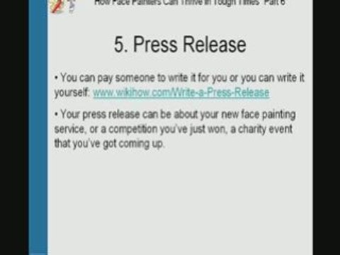 How Face Painters Can Thrive in Tough Times Part 6