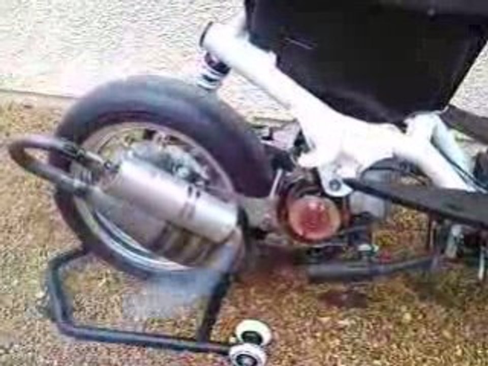 Bapps, premier démarage avec pot cristo de piaggo