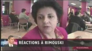 Réactions à Rimouski