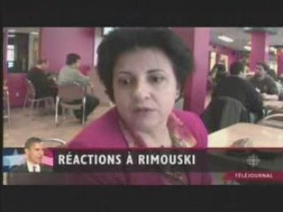 Réactions à Rimouski