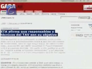 ETA amenaza con más atentados