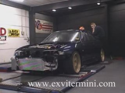 Test drive - Nissan Skyline R34 1158hp Turbo on a dyno 2