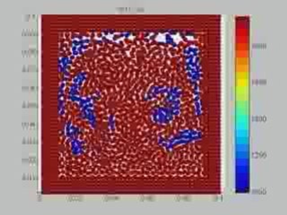 Simulation SPH d'un  fluide biphasique