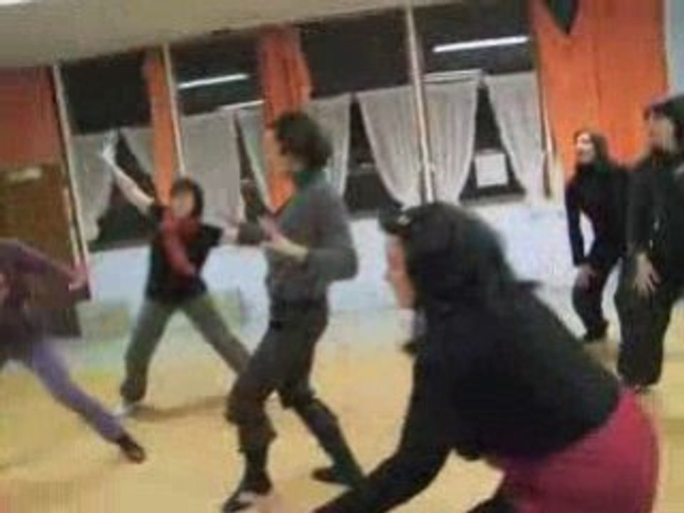 Les danseuses d'Acorps Danse en répétition