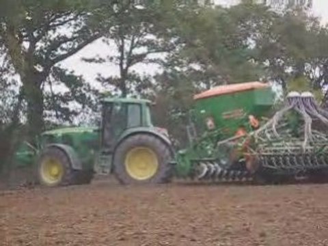 Mise en route d'un semoir Amazone cirrus 6m