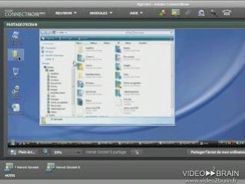 Adobe Acrobat 9 : Partager son écran Adobe Connect Now