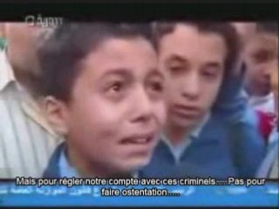 Un enfant en colére
