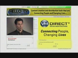 How does a live streaming video broadcast work?