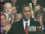 INVESTITURE OBAMA  18H06, Barack Obama prête serment