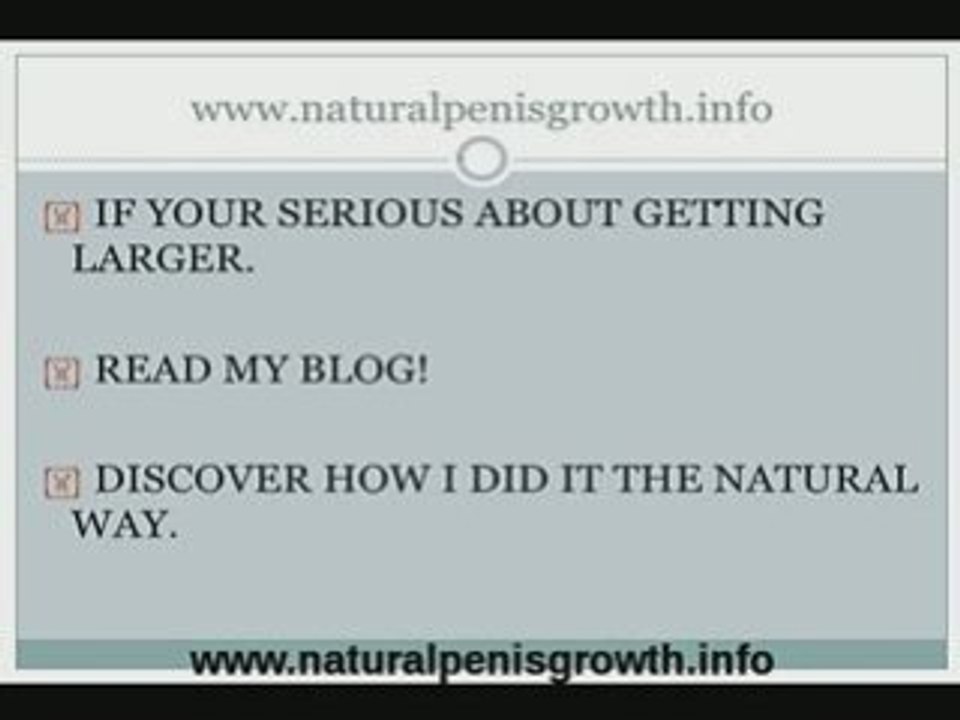 The Best Natural Penis Enlargement